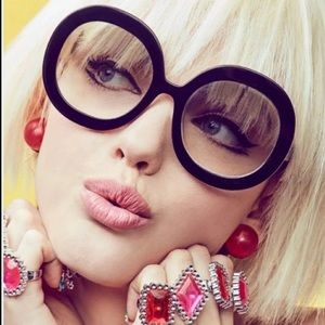 alice+olivia Melrose Black White Sunglasses⭐️NWT⭐️